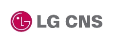 Czerwono - szare logo LG CNS